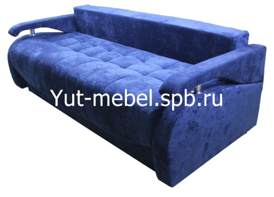 Евро-софа «Мэнфис» темно синий блисс, Уют мебель