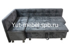 Кухонный уголок со спальным местом серый блисс, Уют мебель