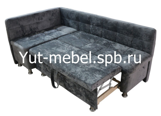 Кухонный уголок со спальным местом серый блисс, Уют мебель