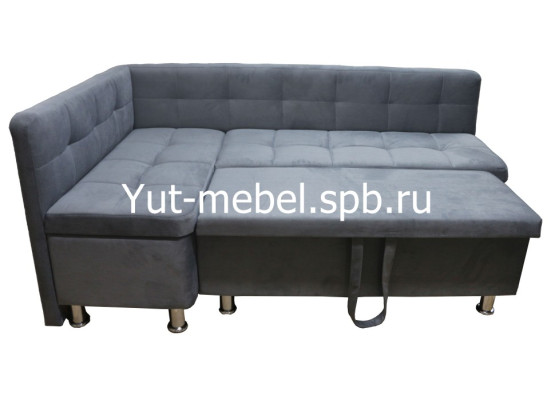 Кухонный уголок со спальным местом серый форест, Уют мебель