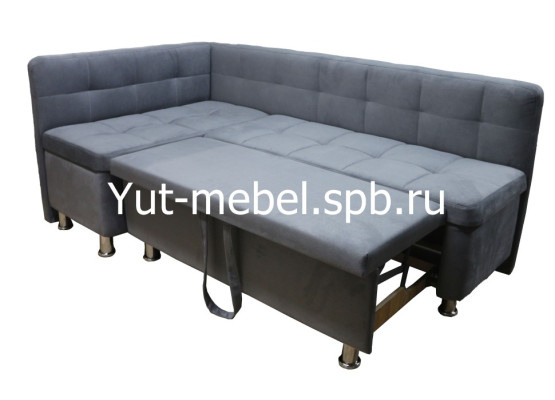 Кухонный уголок со спальным местом серый форест, Уют мебель