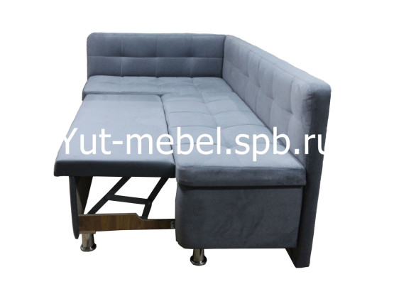 Кухонный уголок со спальным местом серый форест, Уют мебель
