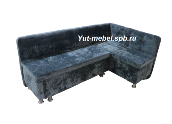 Кухонный уголок со спальным местом темно-серый блисс, Уют мебель