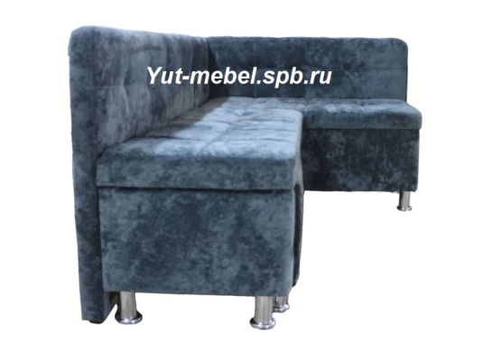 Кухонный уголок со спальным местом темно-серый блисс, Уют мебель