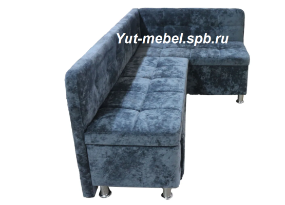Кухонный уголок со спальным местом темно-серый блисс, Уют мебель