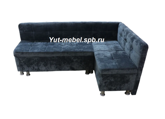 Кухонный уголок со спальным местом темно-серый блисс, Уют мебель