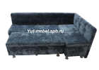 Кухонный уголок со спальным местом темно-серый блисс, Уют мебель