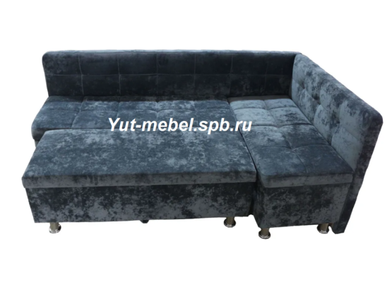 Кухонный уголок со спальным местом темно-серый блисс, Уют мебель
