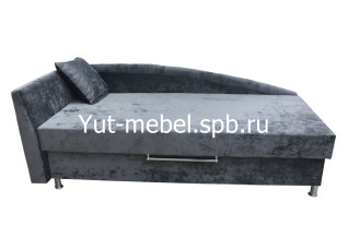 Тахта-кровать «Марика-3» 900×1900 темно-серый блисс