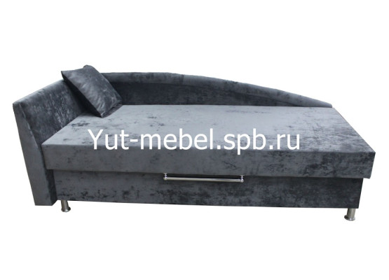 Тахта-кровать «Марика-3» 900×1900 темно-серый блисс