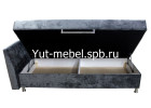 Тахта-кровать «Марика-3» 900×1900 темно-серый блисс, Уют мебель