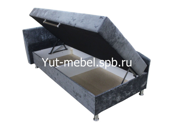 Тахта-кровать «Марика-3» 900×1900 темно-серый блисс, Уют мебель