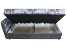 Тахта кровать «Марика 4» 900×1900 серая королева, Уют мебель