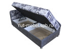 Тахта кровать «Марика 4» 900×1900 серая королева, Уют мебель