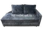 Тахта кровать «Мишель-2» 900×1900 темно-серый блисс