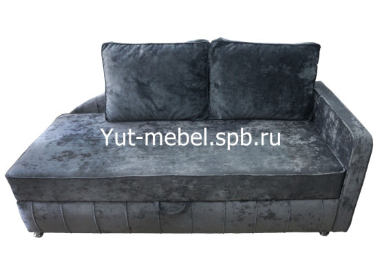 Тахта кровать «Мишель-2» 900×1900 темно-серый блисс