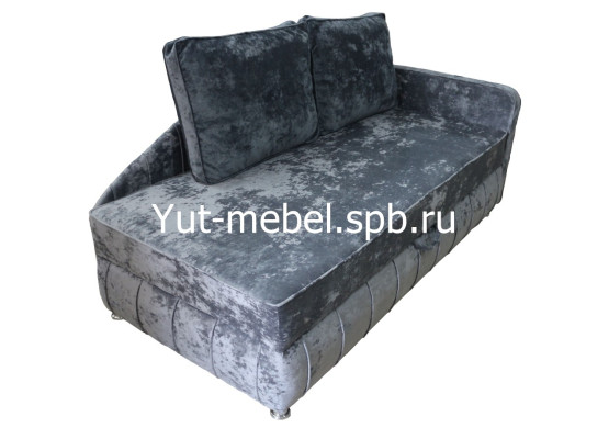 Тахта кровать «Мишель-2» 900×1900 темно-серый блисс, Уют мебель