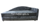 Тахта кровать «Мишель-2» 900×1900 темно-серый блисс, Уют мебель
