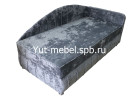 Тахта кровать «Мишель-2» 900×1900 темно-серый блисс, Уют мебель