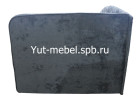 Тахта кровать «Мишель-2» 900×1900 темно-серый блисс, Уют мебель