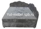 Тахта-кровать «Мишель Ракушка 7» блисс светло-серый