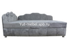 Тахта-кровать «Мишель Ракушка 7» блисс светло-серый, Уют мебель