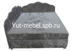 Тахта-кровать «Мишель Ракушка Г» блисс светло-серый