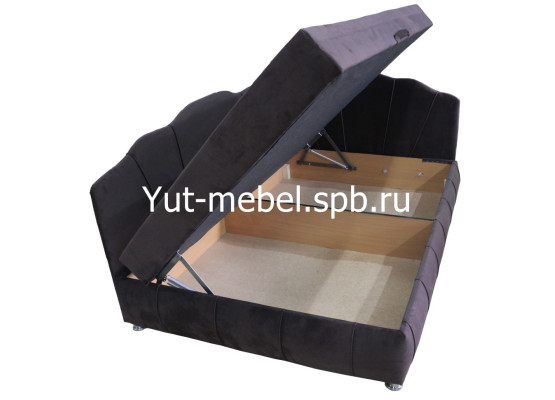 Тахта-кровать «Мишель Ракушка Г» коричневый форест, Уют мебель