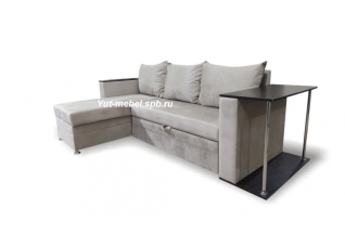 Угловой диван «Токио» бежевый велюр