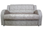 Выкатной диван-кровать «Лондон-3» 1400×1900 бежевая замша