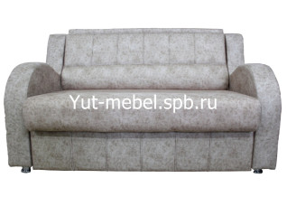 Выкатной диван-кровать «Лондон-3» 1400×1900 бежевая замша