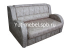 Выкатной диван-кровать «Лондон-3» 1400×1900 бежевая замша, Уют мебель