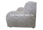 Выкатной диван-кровать «Лондон-3» 1400×1900 бежевая замша, Уют мебель