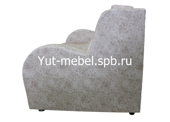 Выкатной диван-кровать «Лондон-3» 1400×1900 бежевая замша, Уют мебель
