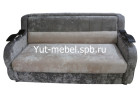 Выкатной диван-кровать «Лондон-4» 1400×1900 бежево-коричневый блисс