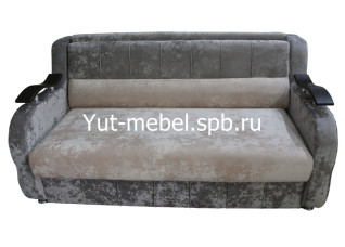 Выкатной диван-кровать «Лондон-4» 1400×1900 бежево-коричневый блисс