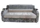 Выкатной диван-кровать «Лондон-4» 1400×1900 бежево-коричневый блисс, Уют мебель
