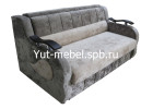Выкатной диван-кровать «Лондон-4» 1400×1900 бежево-коричневый блисс, Уют мебель