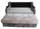 Выкатной диван-кровать «Лондон-4» 1400×1900 бежево-коричневый блисс, Уют мебель