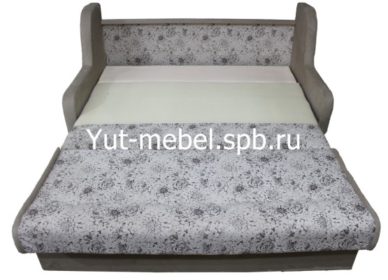 Выкатной диван-кровать «Верона» 1400×1900 пионы, Уют мебель